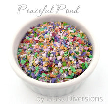 Load image into Gallery viewer, Peaceful Pond frit blend by Glass Diversions