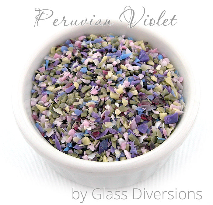 Peruvian Violet frit blend by Glass Diversions