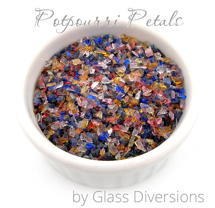 Potpourri Petals frit blend by Glass Diversions