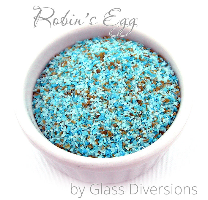 Robin's Egg frit blend by Glass Diversions