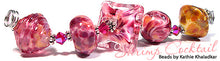 Load image into Gallery viewer, Shrimp Cocktail frit blend by Glass Diversions - beads by Kathie Khaladkar