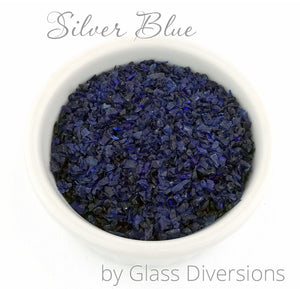 Silver Blue frit by Glass Diversions