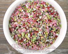 Load image into Gallery viewer, Strawberry Mojito frit blend by Glass Diversions