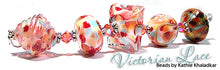 Load image into Gallery viewer, Victorian Lace frit blend by Glass Diversions - beads by Kathie Khaladkar