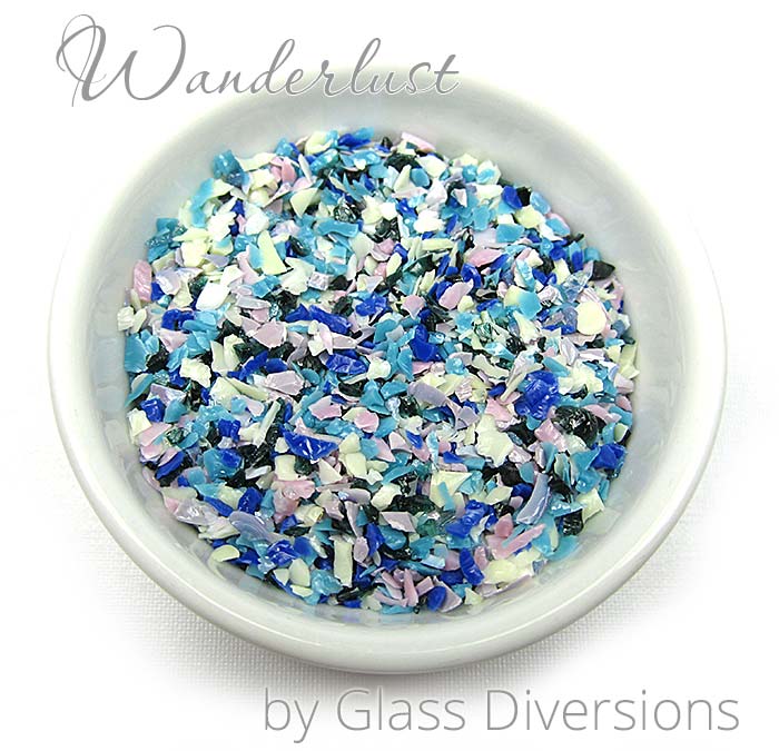 Wanderlust frit blend by Glass Diversions