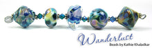 Load image into Gallery viewer, Wanderlust frit blend by Glass Diversions - beads by Kathie Khaladkar