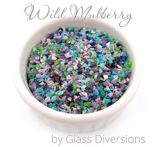 Wild Mulberry frit blend by Glass Diversions